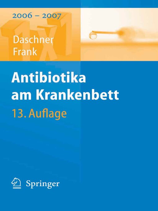 Title details for Antibiotika am Krankenbett by Franz Daschner - Available